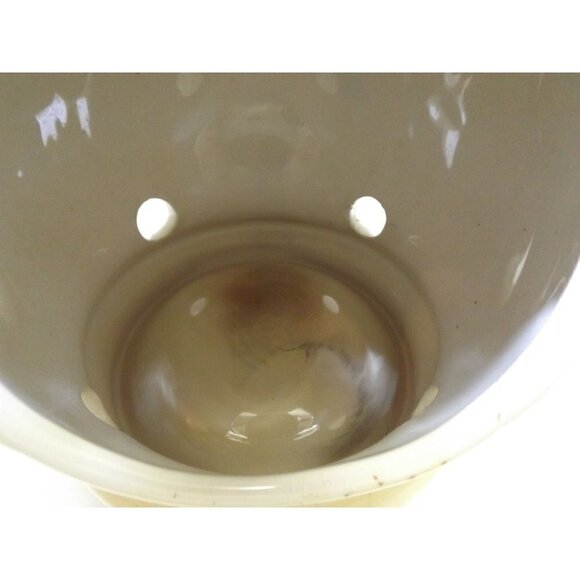 Yankee Candle one piece wax warmer "Aglio de Toscana"  beige speckled - Picture 8 of 8